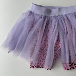 Purple tulle skirt with pink shorts (Barbie)