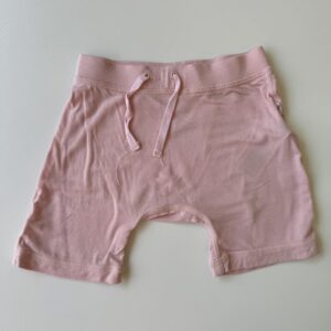 Pull-on baby shorts - rose