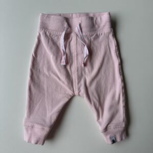 Light pink track pants