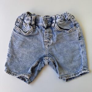Light denim shorts