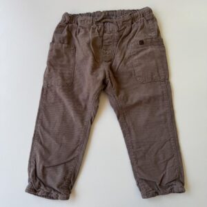 Light brown corduroy trousers