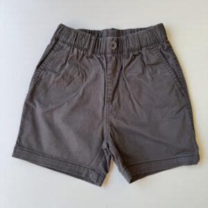 Grey poplin shorts