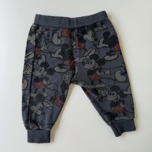 Grey Mickey Mouse printed track pants