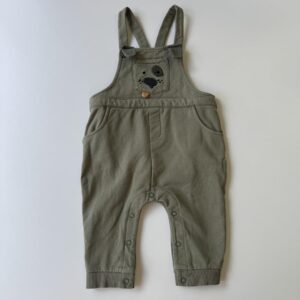 Green novelty dungarees