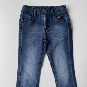 Navy straight leg jeans