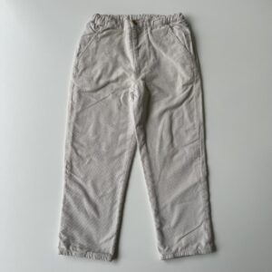 Light sand corduroy trousers (cotton lined & adjustable)