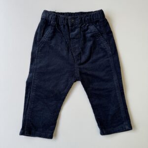 Navy corduroy trousers