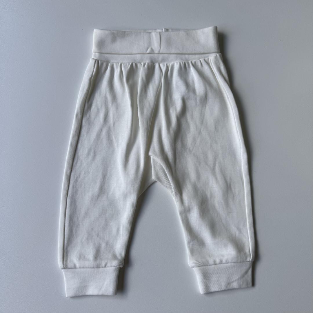 White cotton trousers (organic cotton)