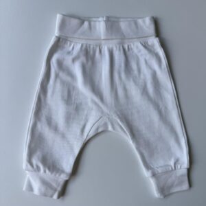 White cotton trousers (organic cotton)