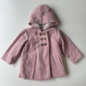 Pink parka jacket (fleece inner)