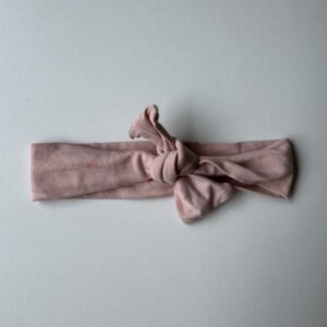 Pink cotton stretch headband